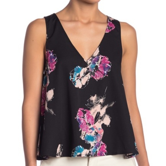 Abound Tops - Abound Crisscross Floral Tank Top